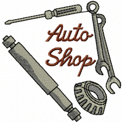 Construction Tools Embroidery Design 6